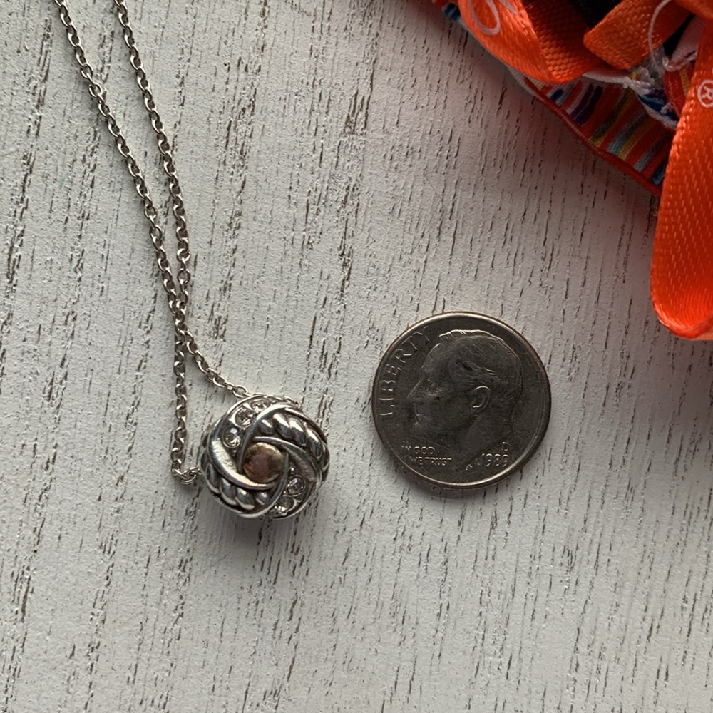 Brighton Reversible Silver Necklace - gold and silver - Picture 14 of 15